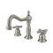 Kingston Brass KS1978AX 8" Widespread Bathroom Faucet, Brushed Nickel KS1978AX - alternate 1